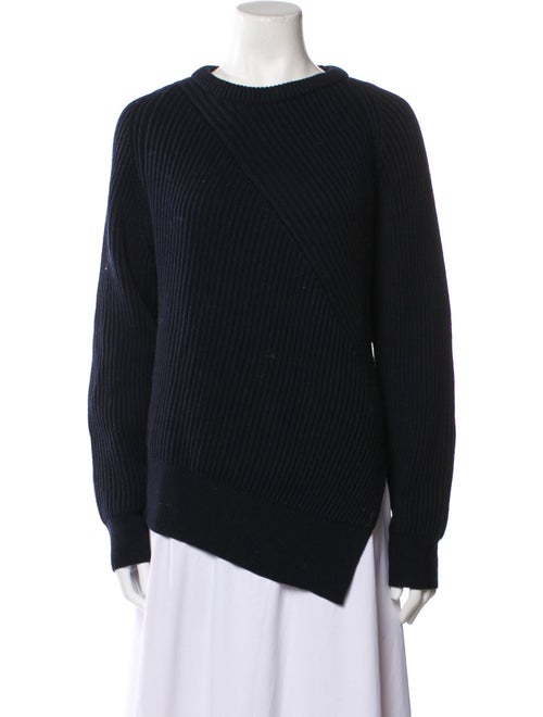 Cédric Charlier Virgin Wool Bateau Neckline Sweater