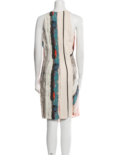 Cédric Charlier Striped Midi Length Dress