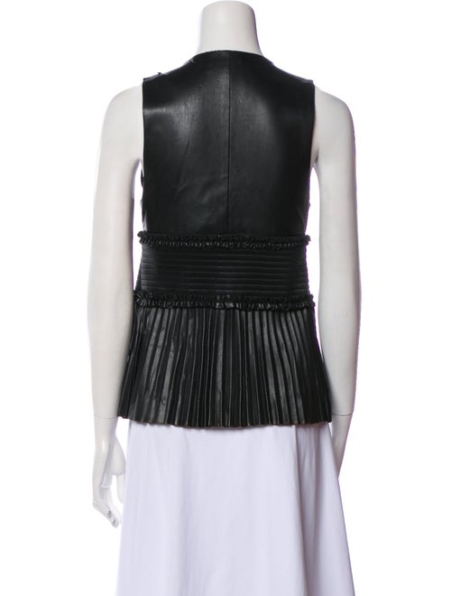 Cédric Charlier Crew Neck Sleeveless Top