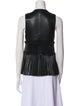 Cédric Charlier Crew Neck Sleeveless Top
