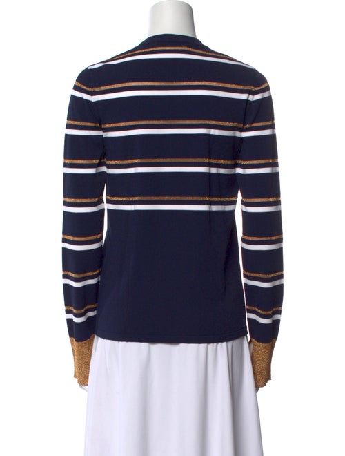 Cédric Charlier Striped Crew Neck Sweatshirt