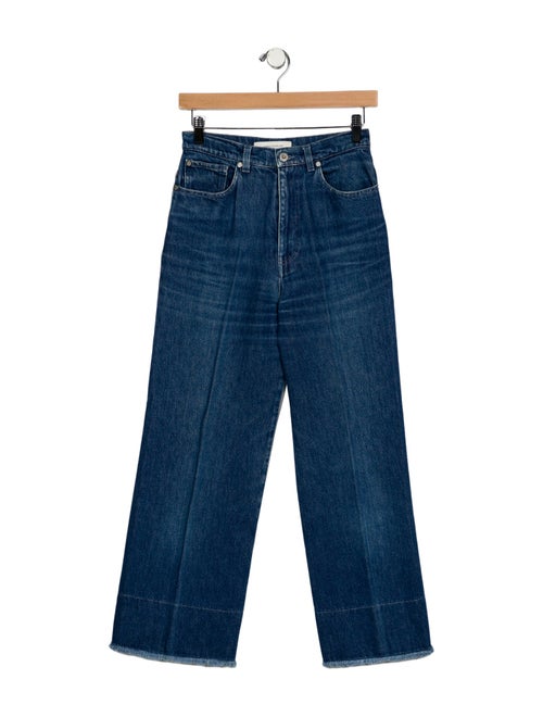 Cédric Charlier High-Rise Wide Leg Jeans