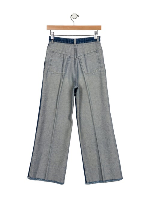 Cédric Charlier High-Rise Wide Leg Jeans