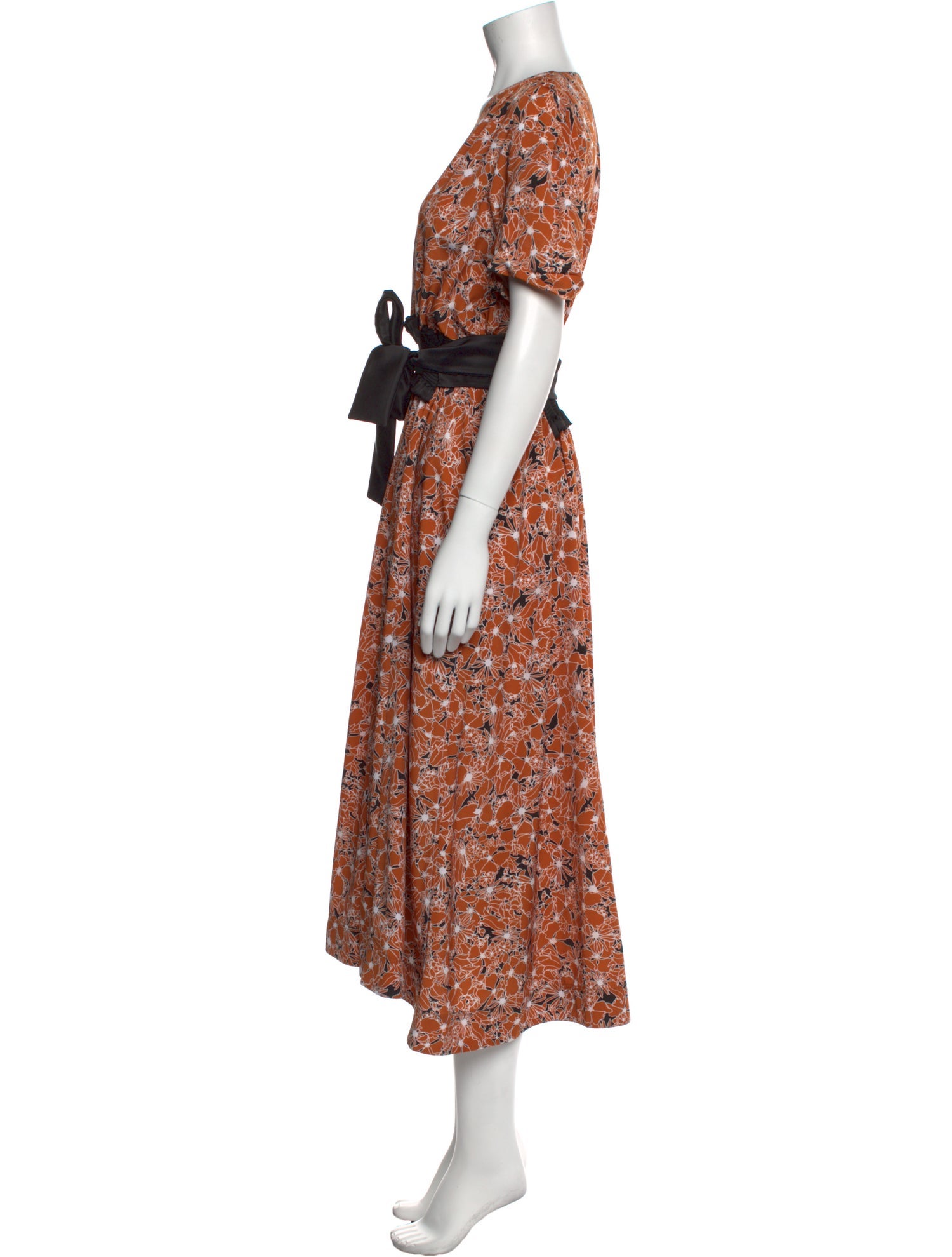 Cédric Charlier Floral Print Mini Dress