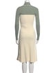 Cédric Charlier Turtleneck Knee-Length Dress