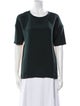 Cédric Charlier Silk Crew Neck T-Shirt