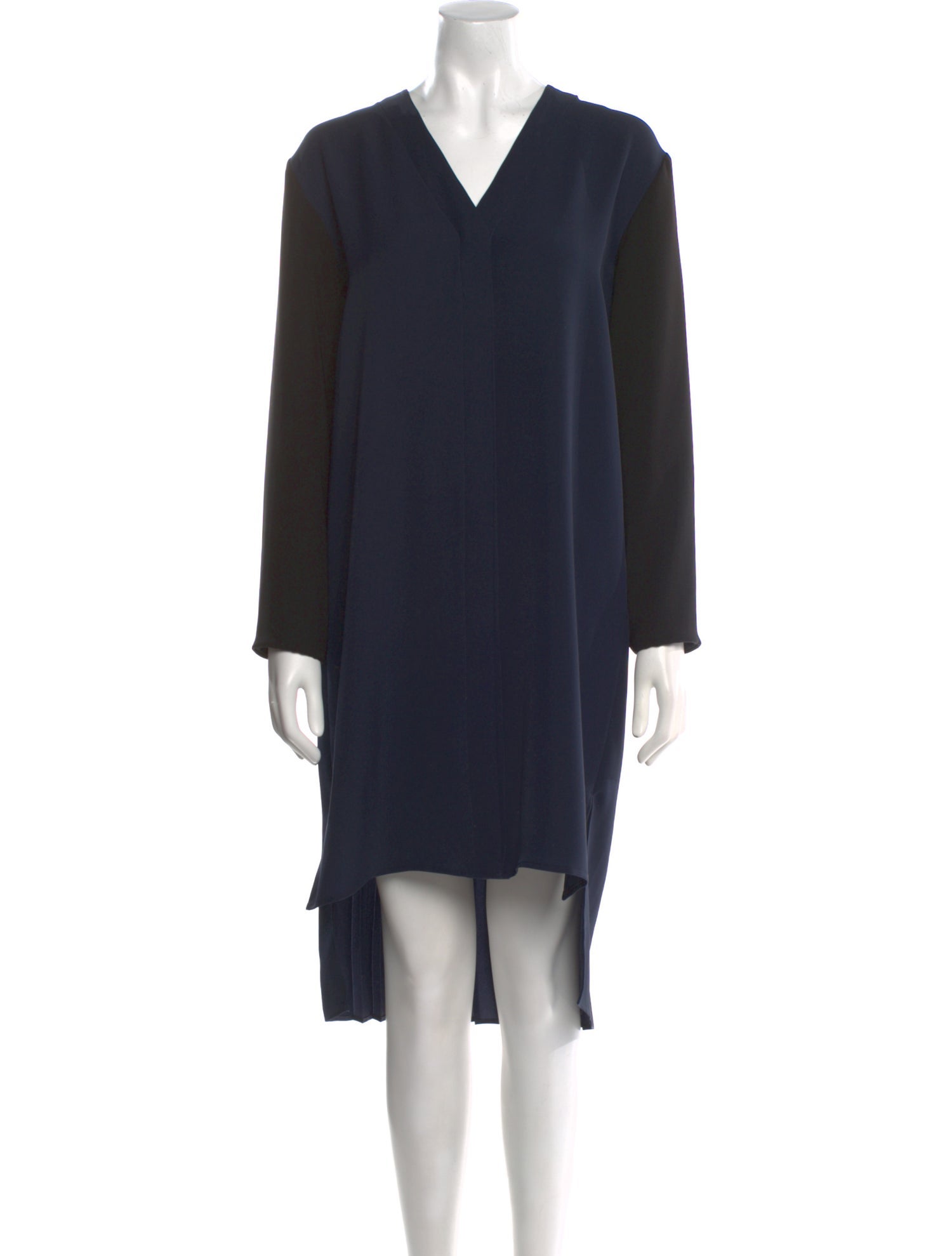 Cédric Charlier V-Neck Midi Length Dress