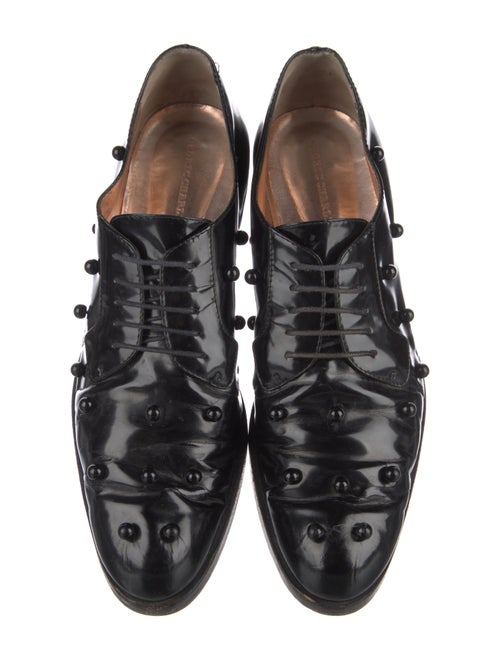 Cédric Charlier Patent Leather Oxfords