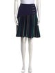 Cédric Charlier Striped Knee-Length Skirt