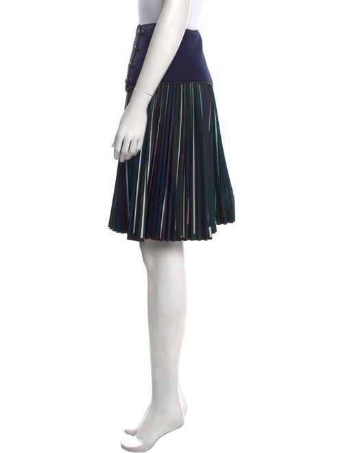 Cédric Charlier Striped Knee-Length Skirt