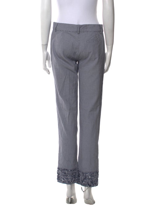 Cédric Charlier Plaid Print Skinny Leg Pants
