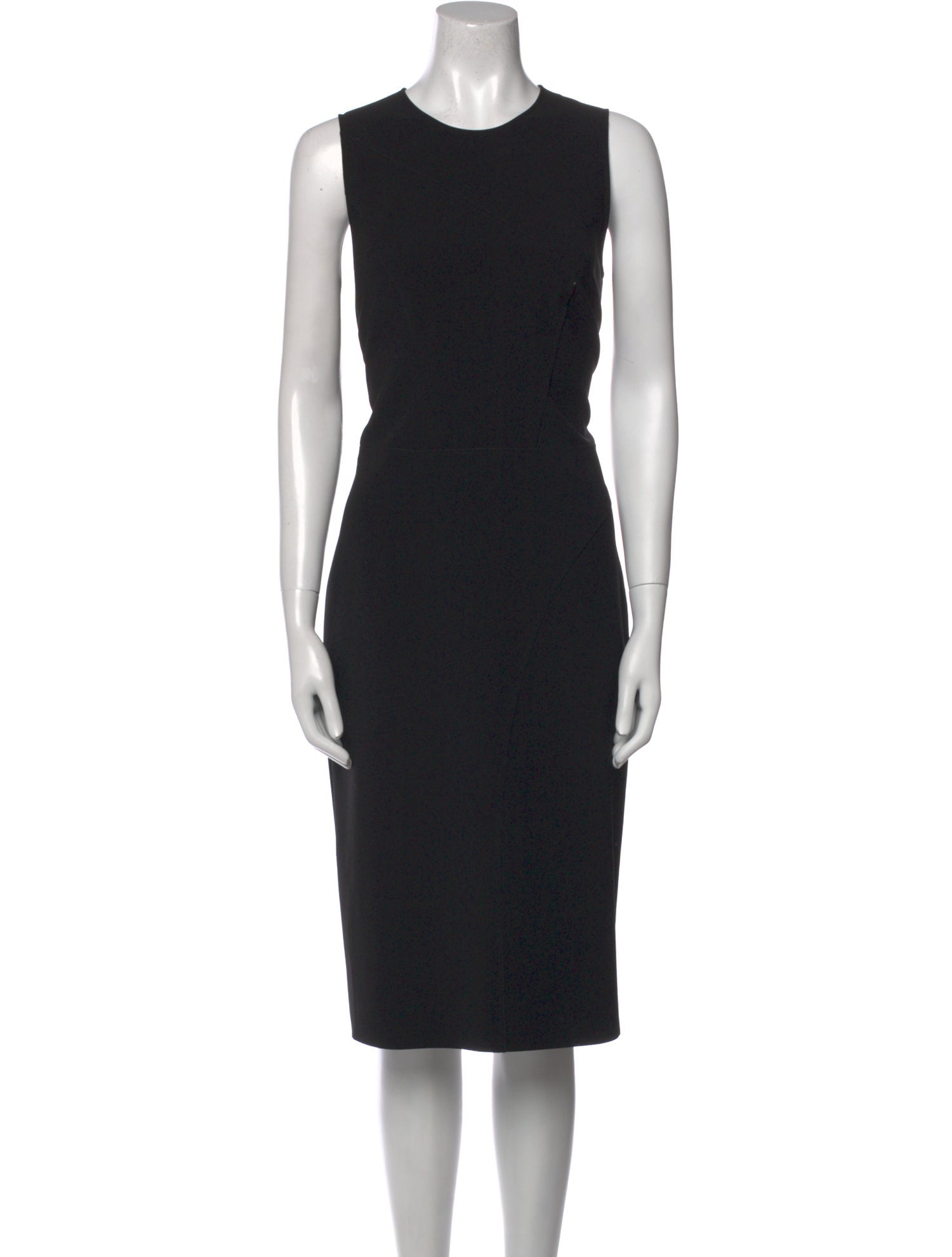 Cédric Charlier Crew Neck Midi Length Dress