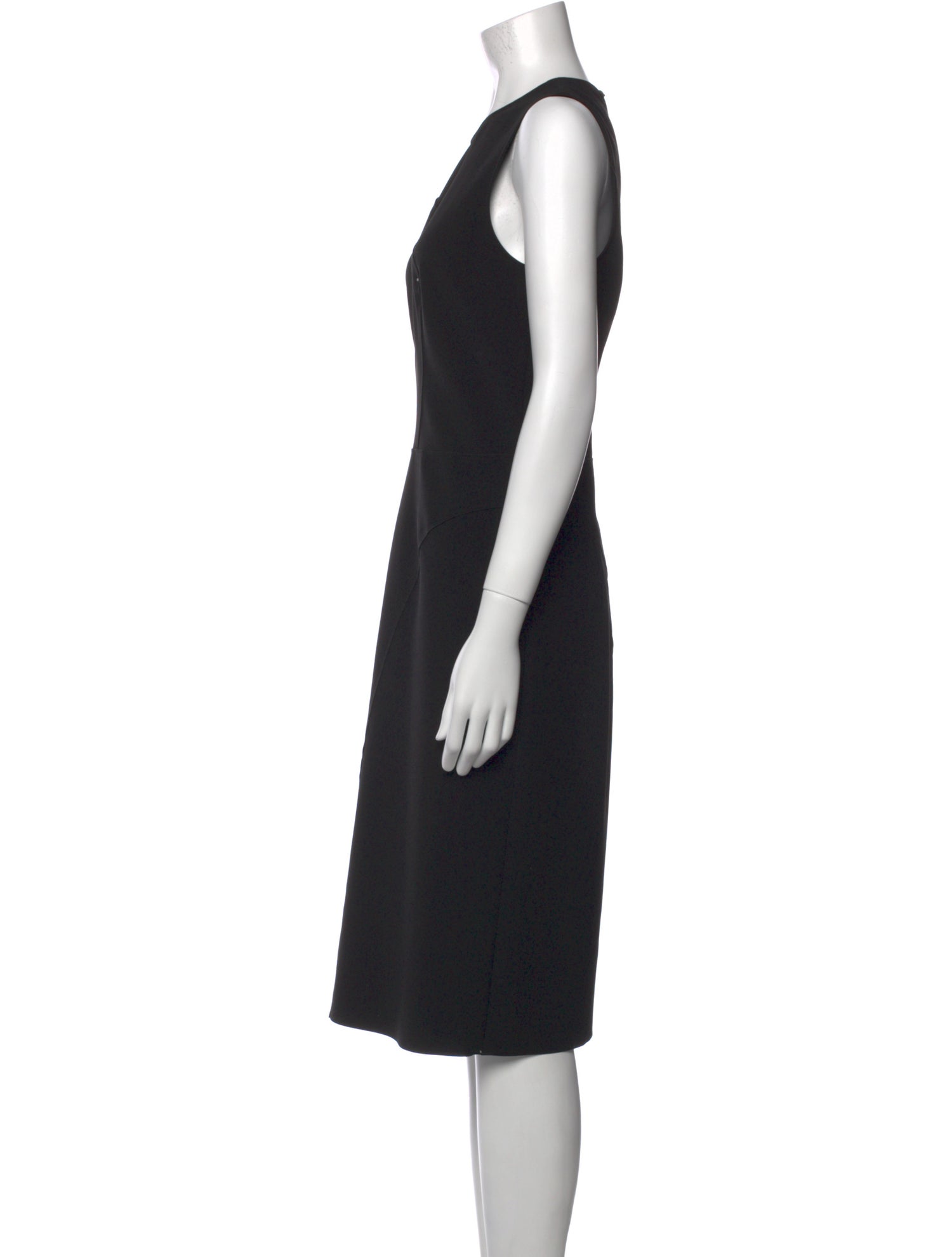Cédric Charlier Crew Neck Midi Length Dress