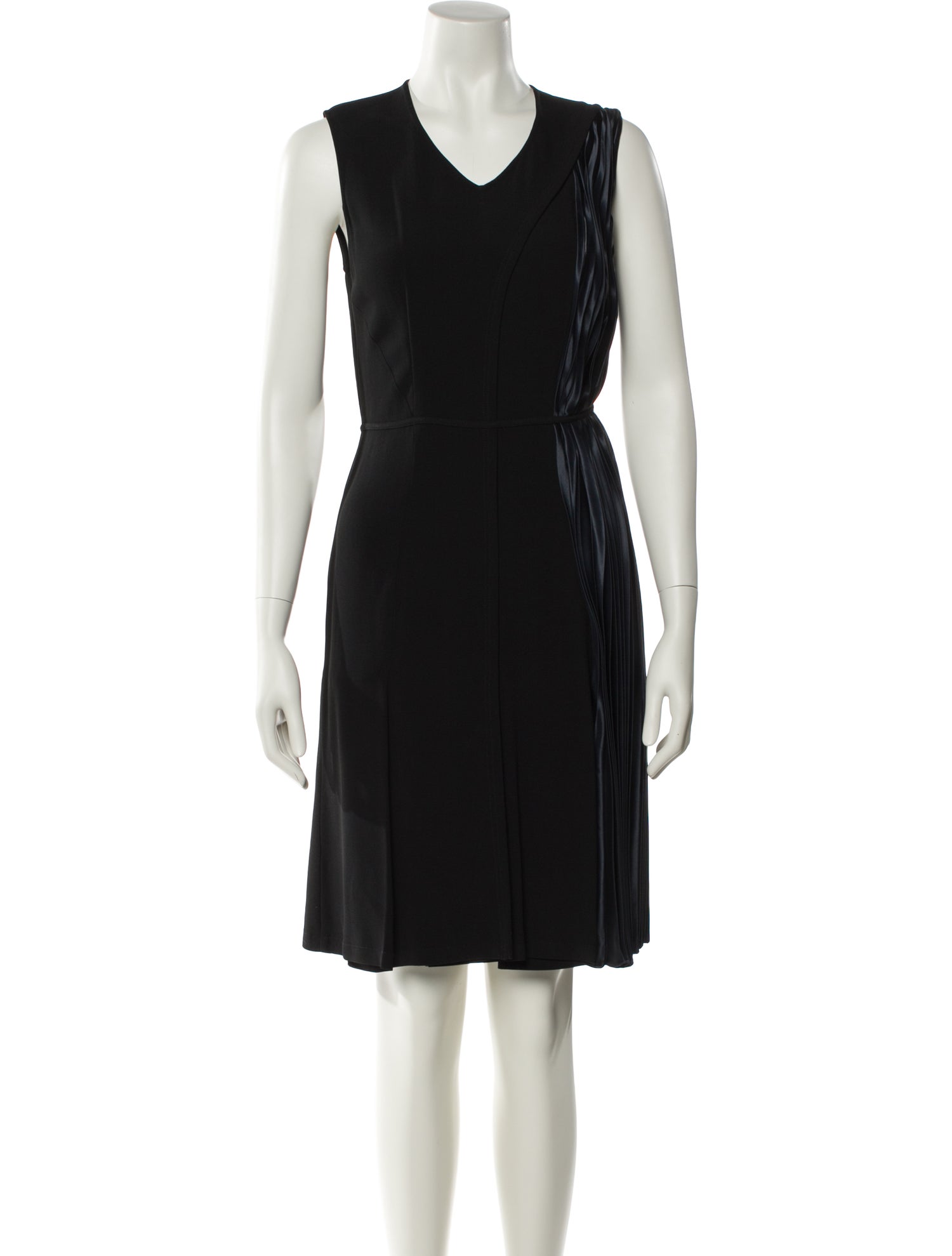 Cédric Charlier V-Neck Knee-Length Dress
