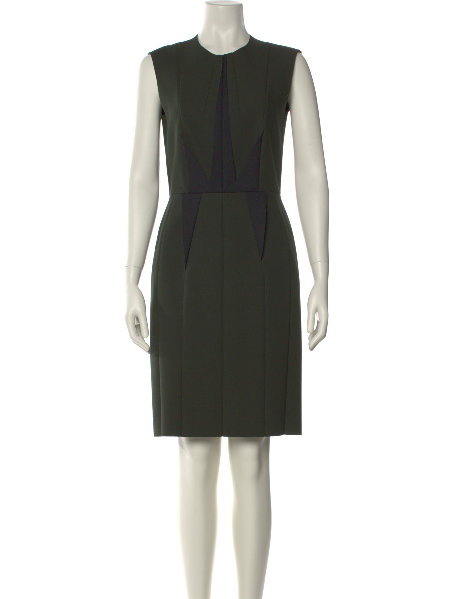 Cédric Charlier Crew Neck Knee-Length Dress