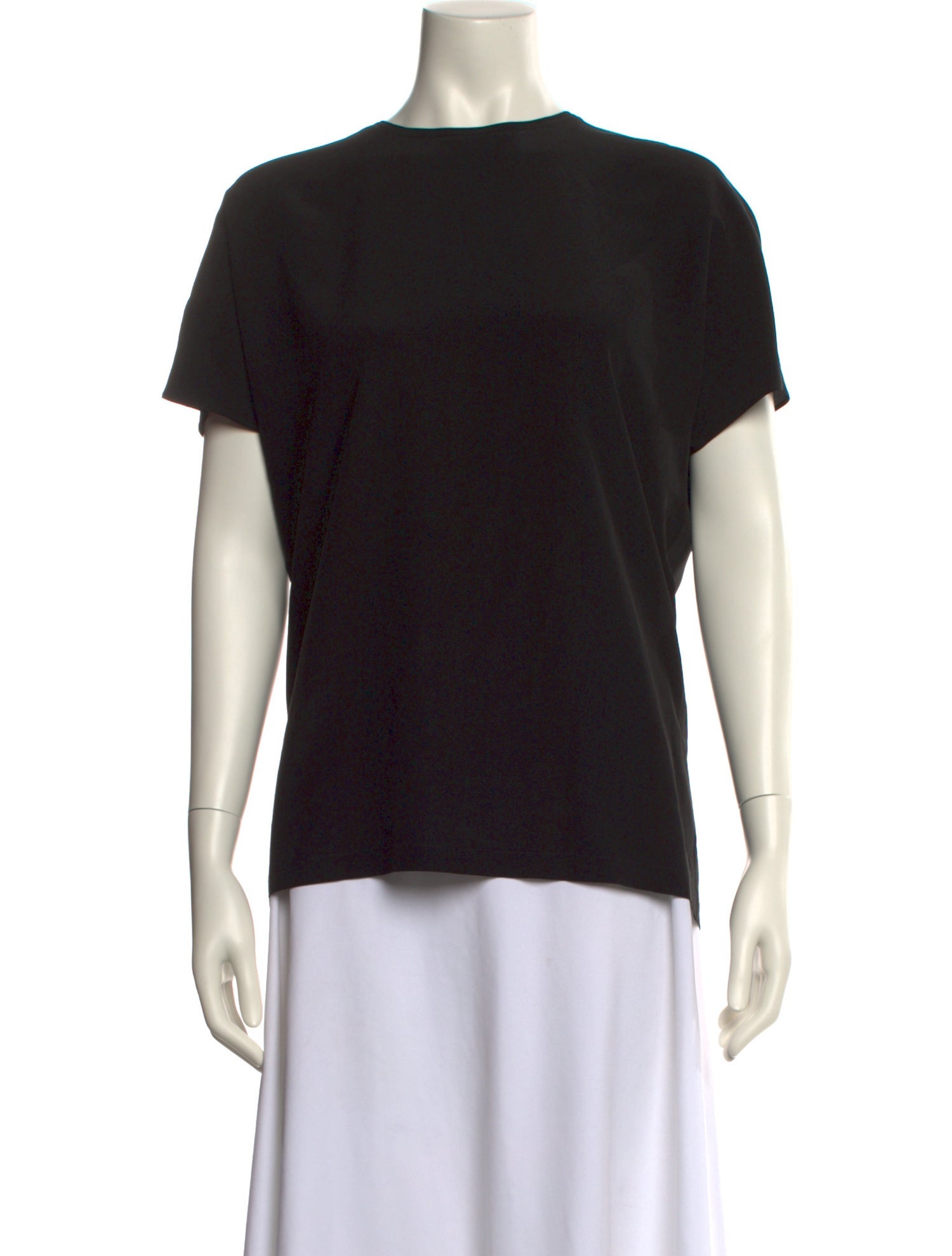 Cédric Charlier Silk Crew Neck T-Shirt