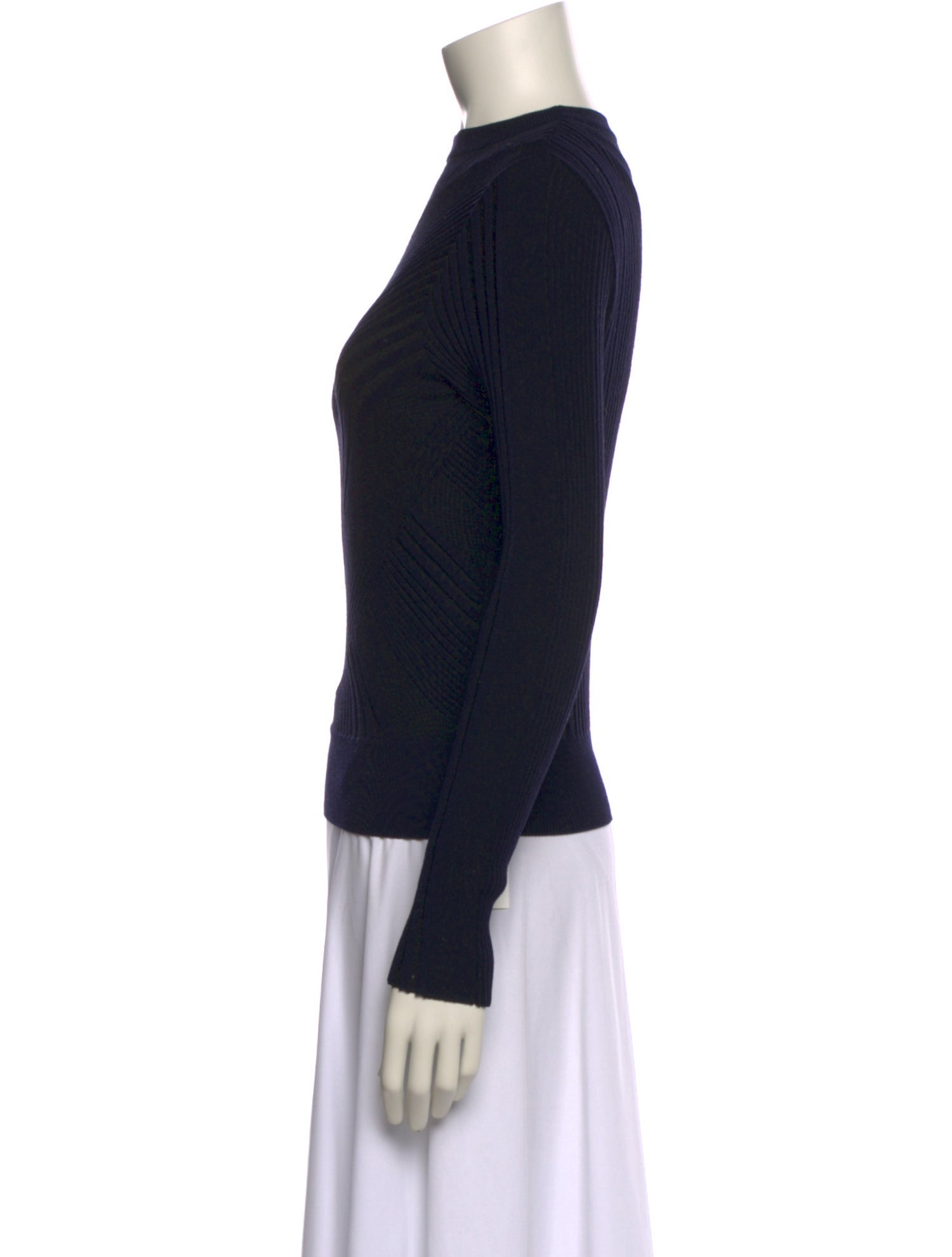 Cédric Charlier Mock Neck Long Sleeve Sweatshirt