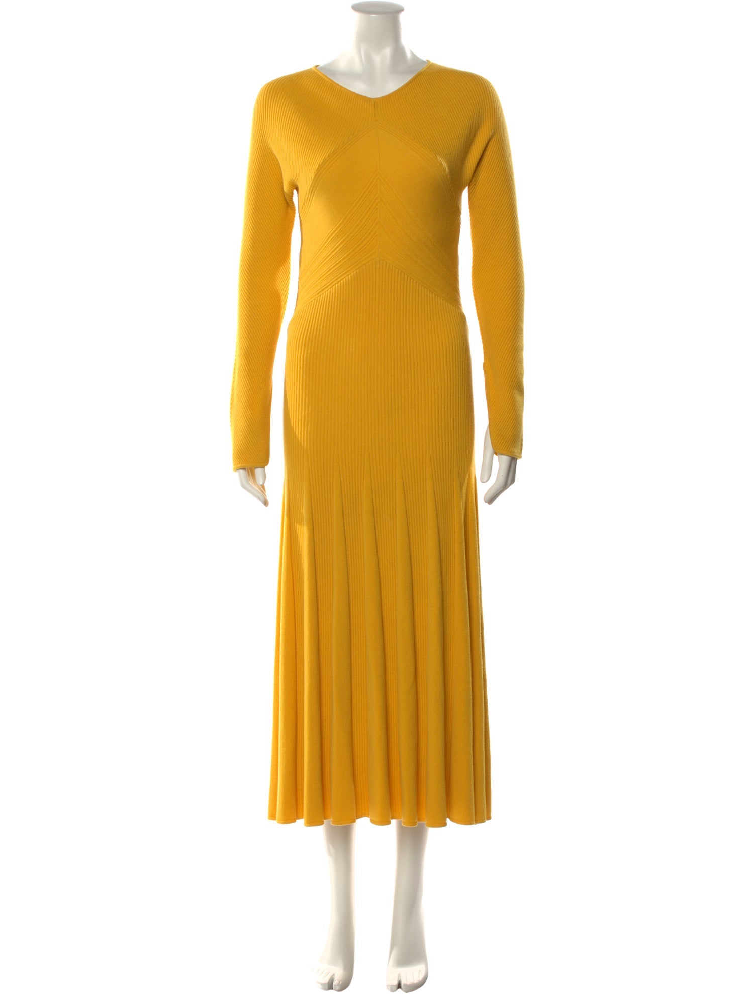 Cédric Charlier Virgin Wool Long Dress