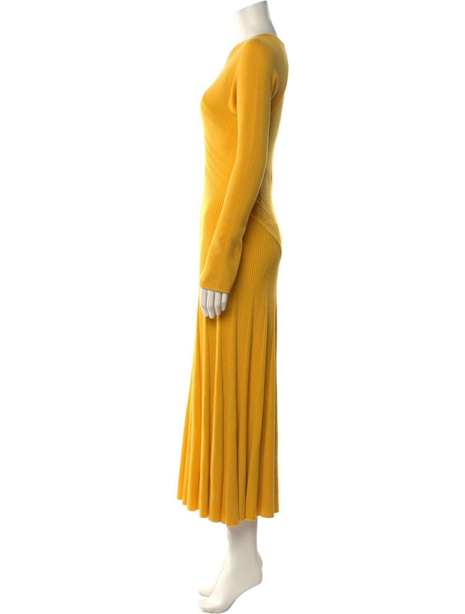 Cédric Charlier Virgin Wool Long Dress