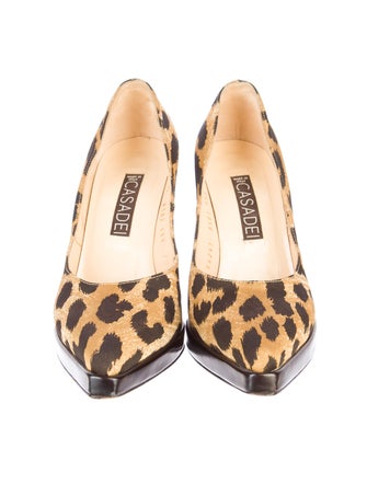 Casadei Leopard Pumps