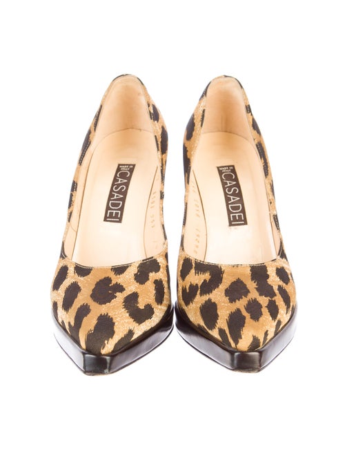 Casadei Leopard Pumps