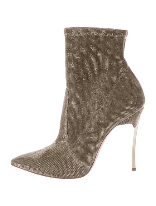 Casadei Sock Boots Gold