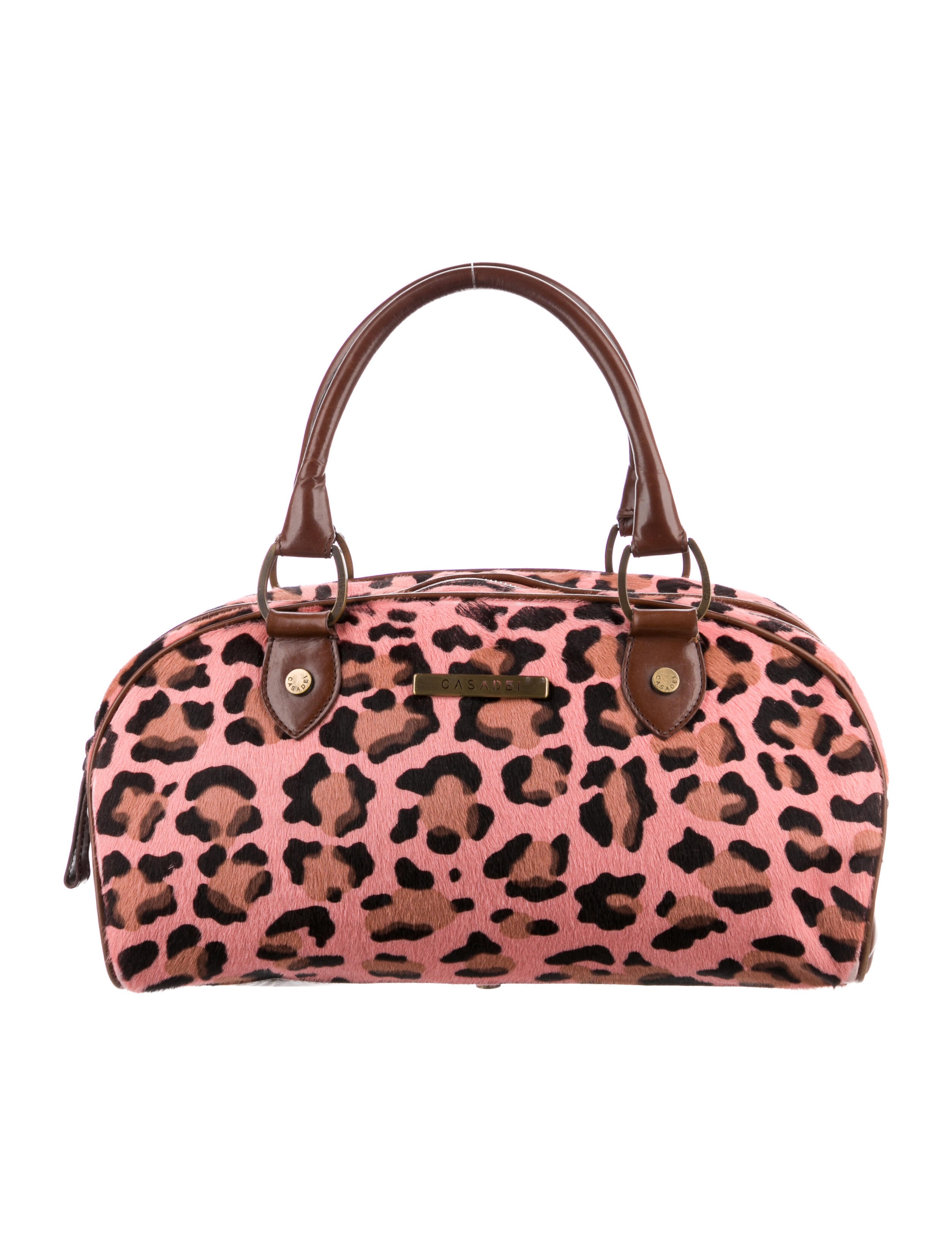 Tory Burch Leather Trimmed Pony Hair Handle Bag Neutrals Handle Bags