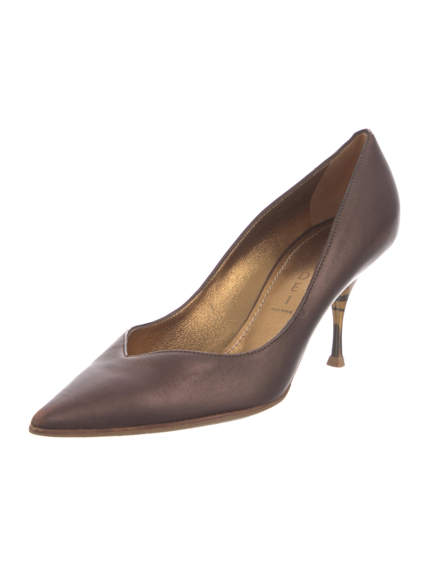 strappy leather pumps