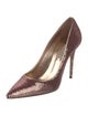 Casadei Snakeskin Animal Print Pumps