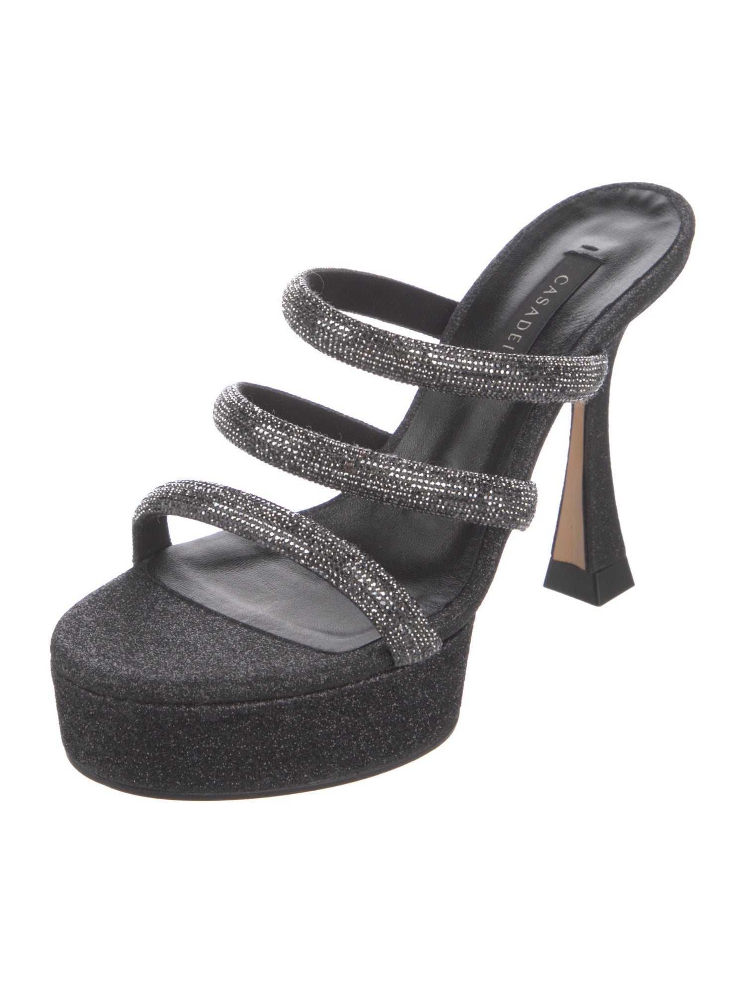 Casadei Glitter Slides
