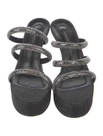 Casadei Glitter Slides