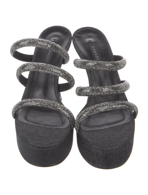 Casadei Glitter Slides