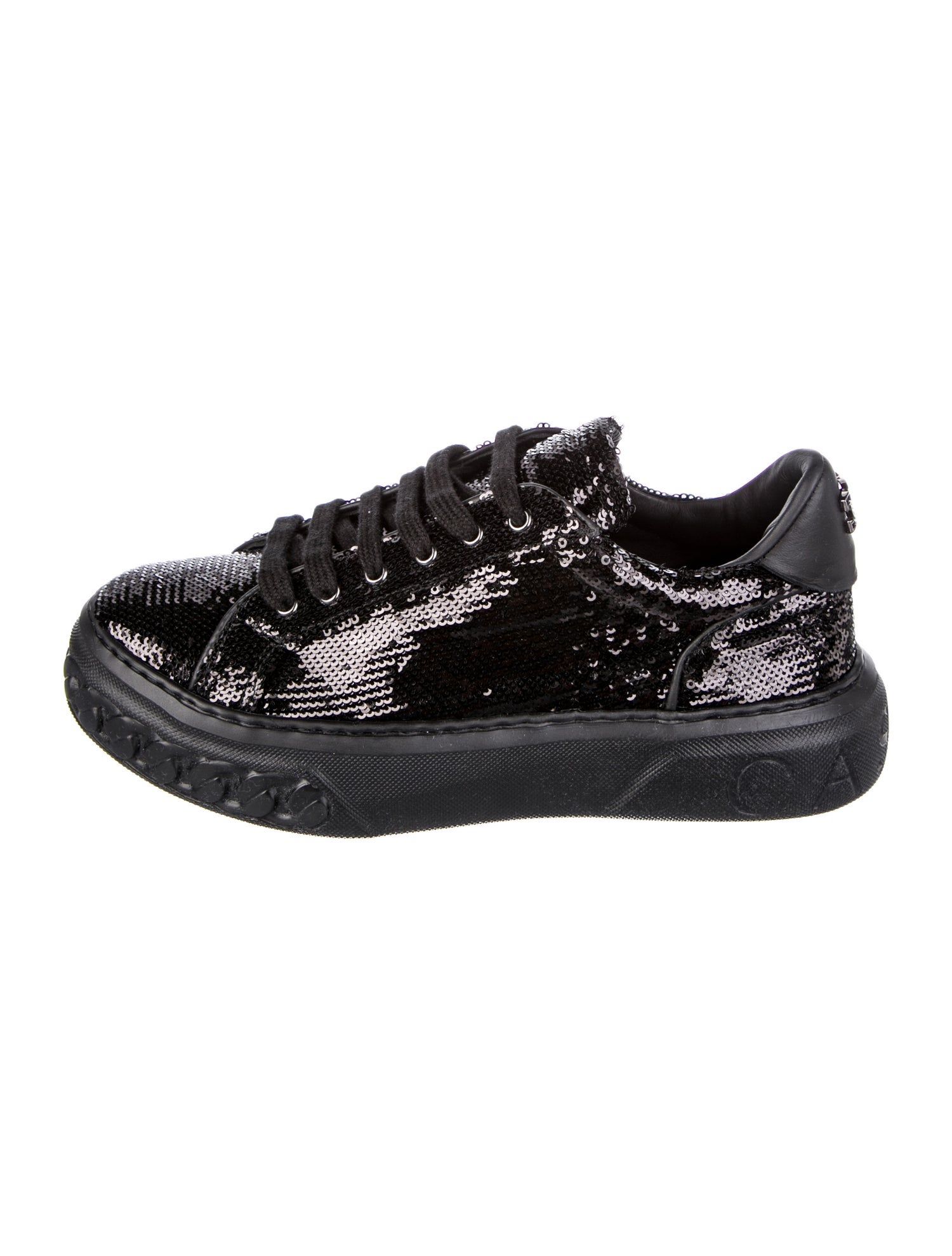 Casadei Leather Printed Sneakers