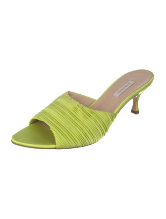 Casadei Satin Printed Slides