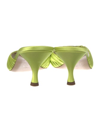 Casadei Satin Printed Slides