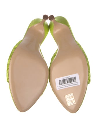 Casadei Satin Printed Slides