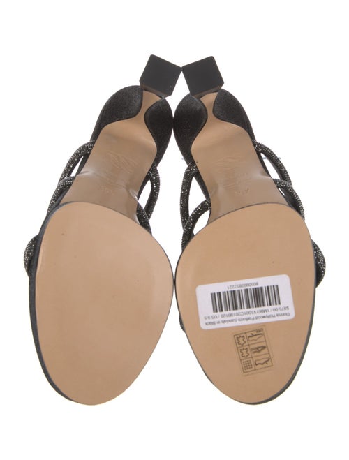 Casadei Glitter Glitter Accents Slides