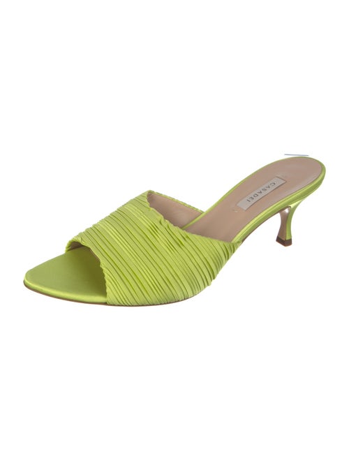 Casadei Satin Printed Slides