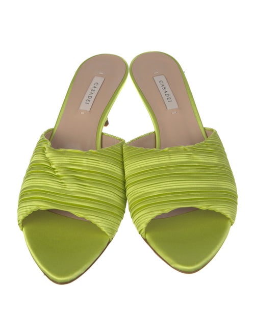 Casadei Satin Printed Slides