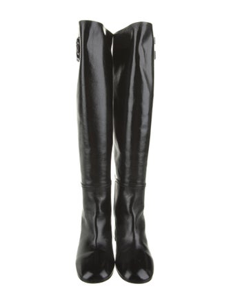 Casadei Leather Riding Boots
