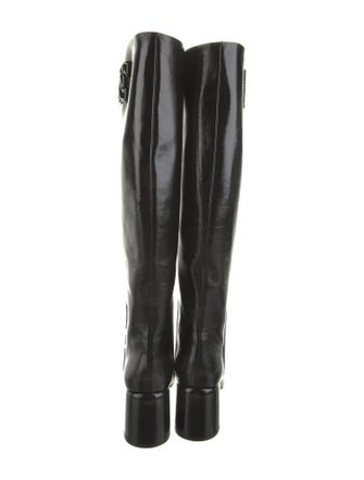 Casadei Leather Riding Boots