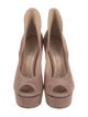 Casadei Suede D'Orsay Pumps