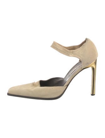 Casadei Canvas D'Orsay Pumps