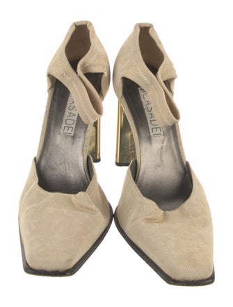 Casadei Canvas D'Orsay Pumps