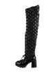 Casadei Nylon Printed Lace-Up Boots