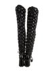 Casadei Nylon Printed Lace-Up Boots
