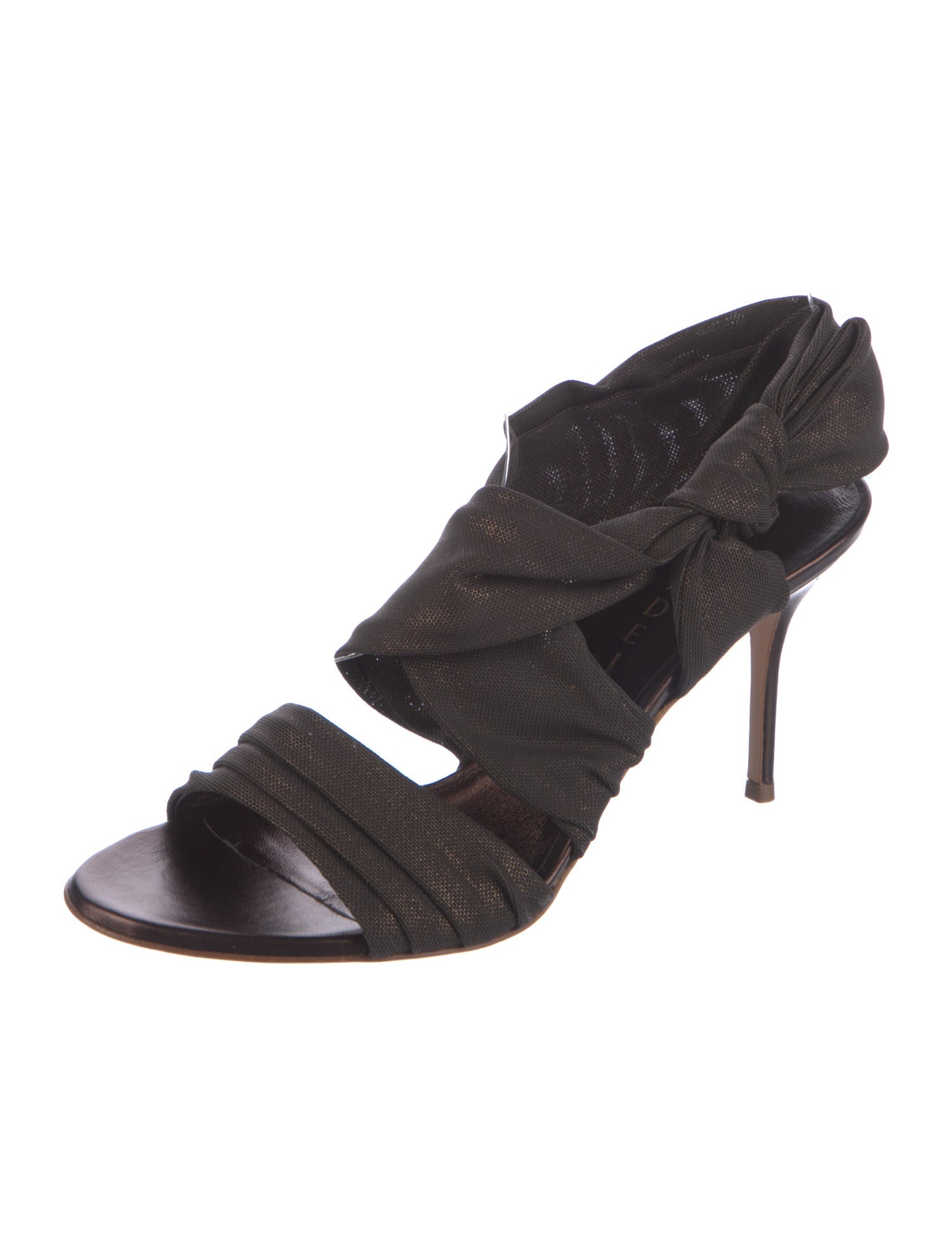 Casadei Leather Bow Accents