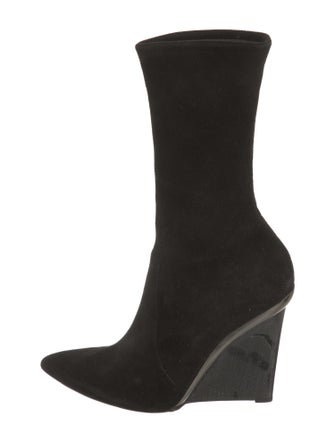 Casadei Suede Sock Boots