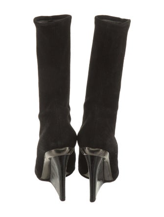 Casadei Suede Sock Boots