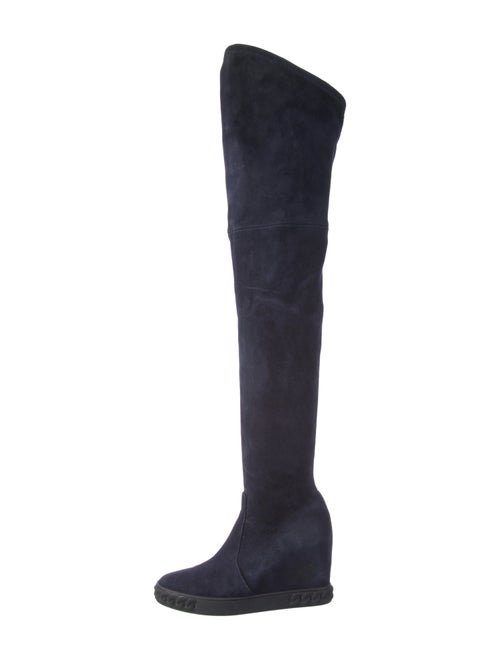 Casadei Suede Sock Boots
